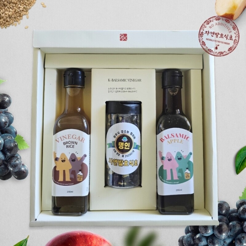어랑,발효식초 사과발사믹식초 포도발사믹식초 발사믹 한과
